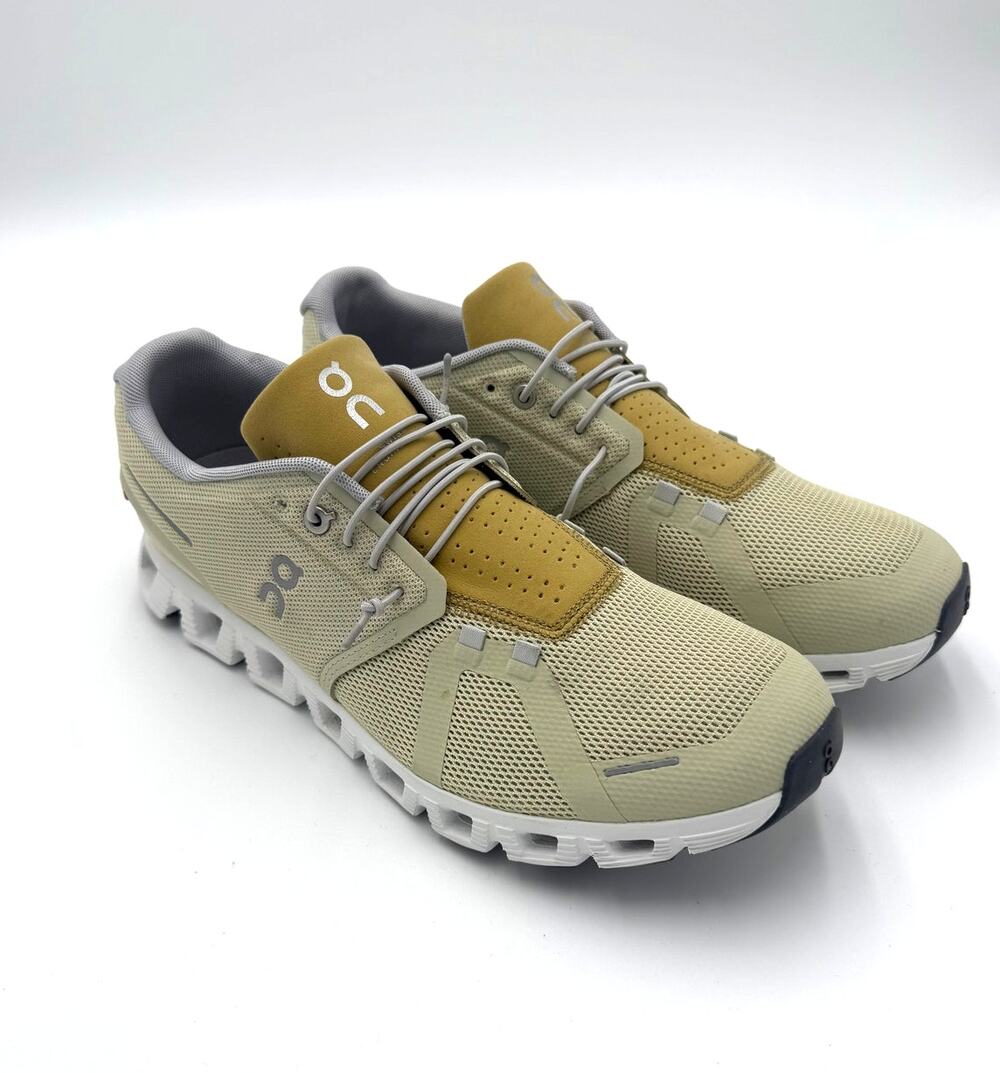 On Men's Cloud 5 Running Shoes - Haze/Bronze - Men's 10.5 Medium
